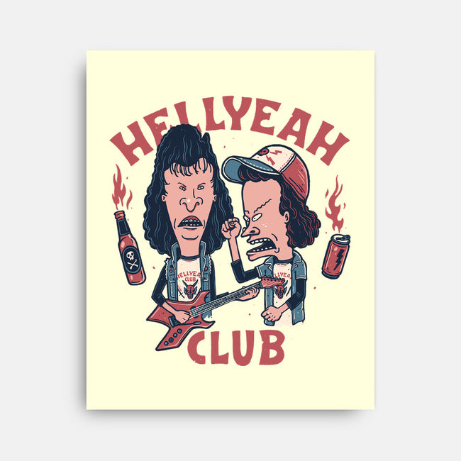 Hellyeah Club-none stretched canvas-momma_gorilla