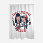 Hellyeah Club-none polyester shower curtain-momma_gorilla
