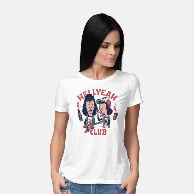 Hellyeah Club-womens basic tee-momma_gorilla
