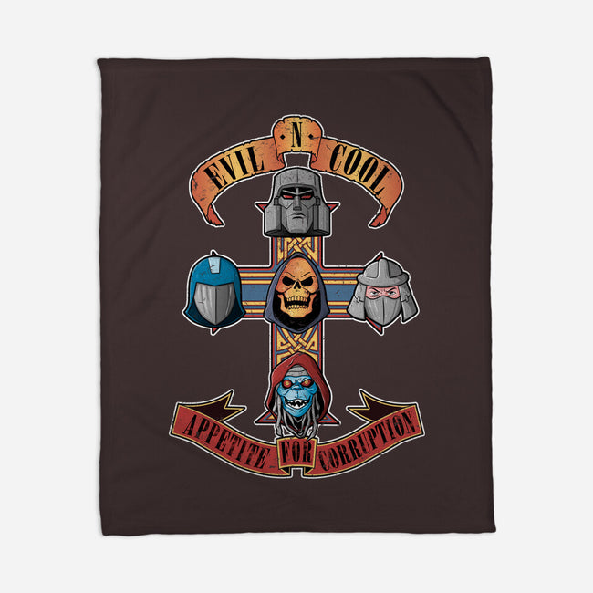 Appetite For Corruption-none fleece blanket-Skullpy