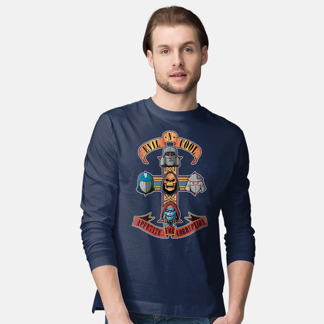 Appetite For Corruption-mens long sleeved tee-Skullpy