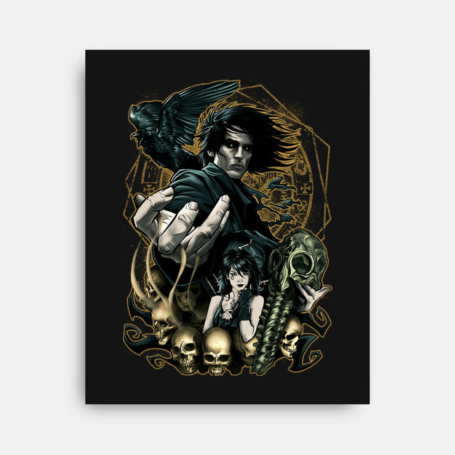 Lord Of Dreams-none stretched canvas-Conjura Geek