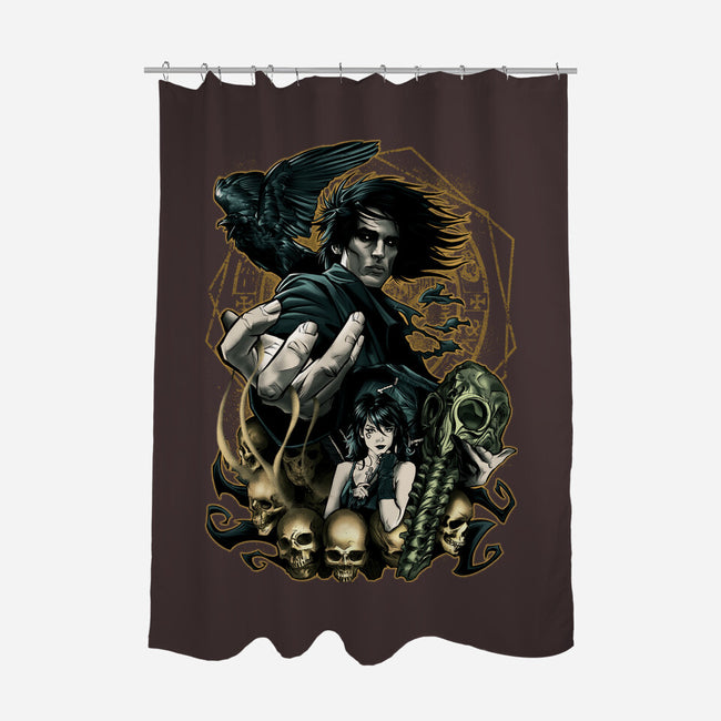 Lord Of Dreams-none polyester shower curtain-Conjura Geek