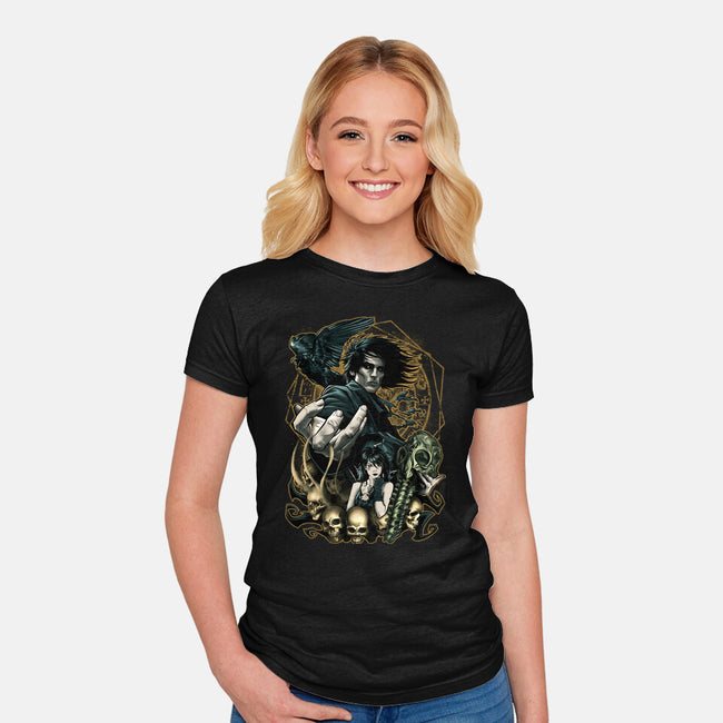Lord Of Dreams-womens fitted tee-Conjura Geek