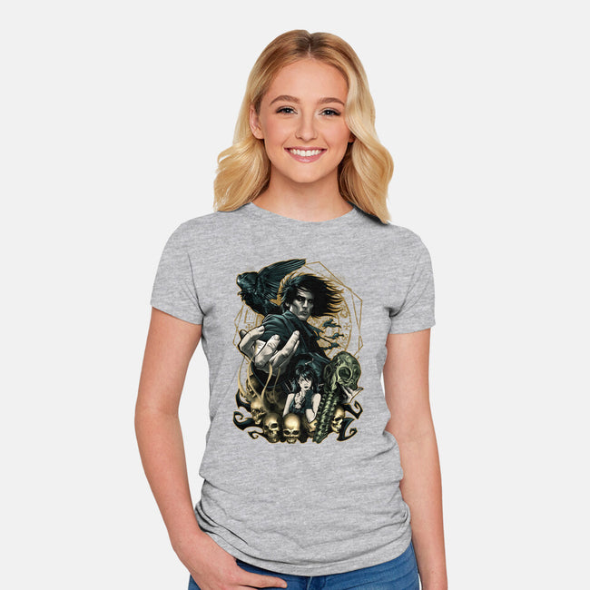 Lord Of Dreams-womens fitted tee-Conjura Geek