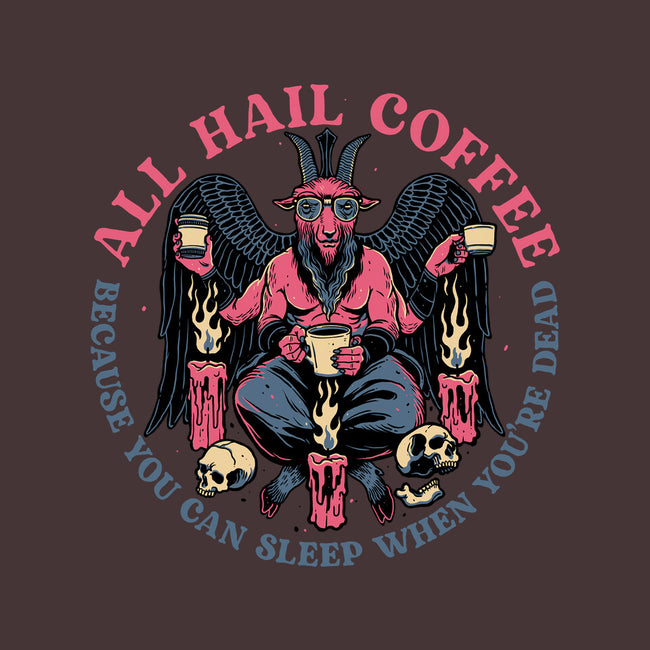 All Hail Coffee-womens basic tee-momma_gorilla