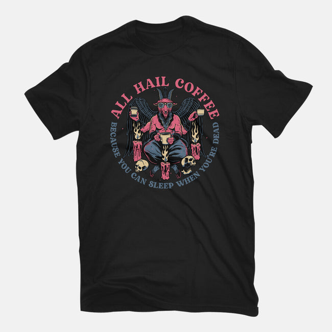All Hail Coffee-youth basic tee-momma_gorilla