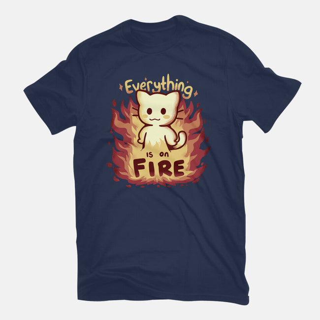 Everything Is On Fire-mens premium tee-TechraNova