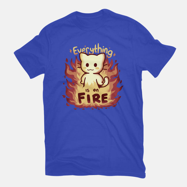 Everything Is On Fire-mens premium tee-TechraNova