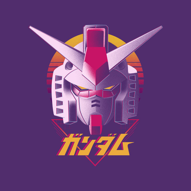 Retro Gundam-none memory foam bath mat-ddjvigo
