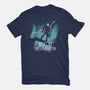 The Animated Slasher-womens fitted tee-goodidearyan