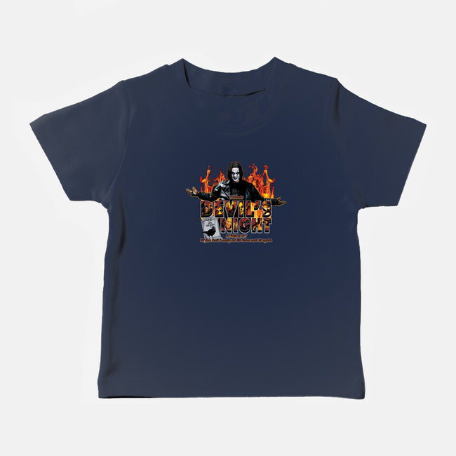 Devil's Night In Detroit-baby basic tee-goodidearyan