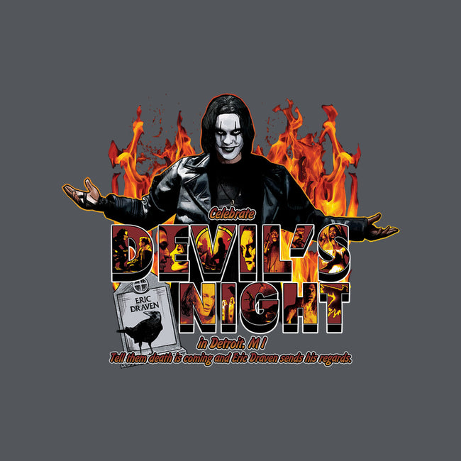 Devil's Night In Detroit-womens basic tee-goodidearyan