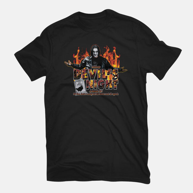 Devil's Night In Detroit-unisex basic tee-goodidearyan