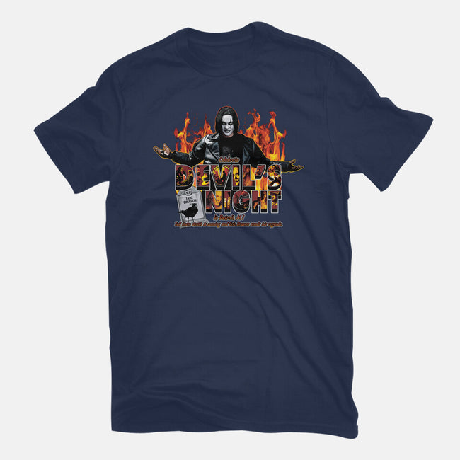 Devil's Night In Detroit-unisex basic tee-goodidearyan