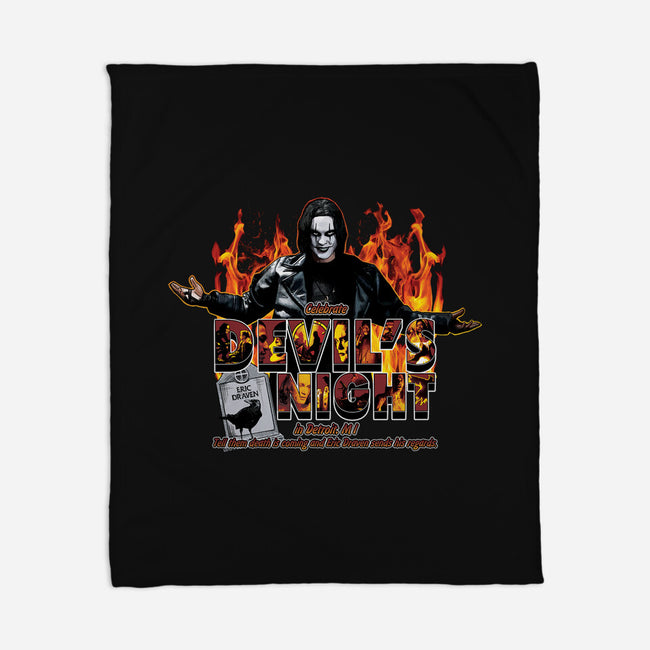 Devil's Night In Detroit-none fleece blanket-goodidearyan