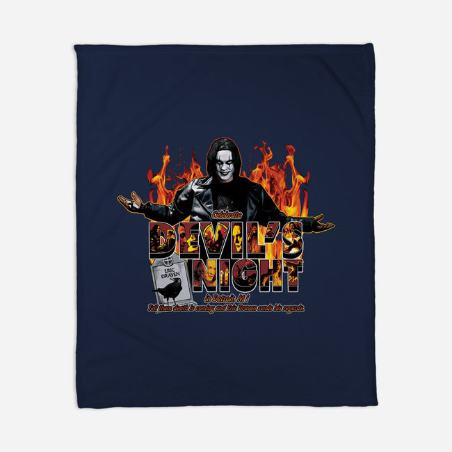 Devil's Night In Detroit-none fleece blanket-goodidearyan