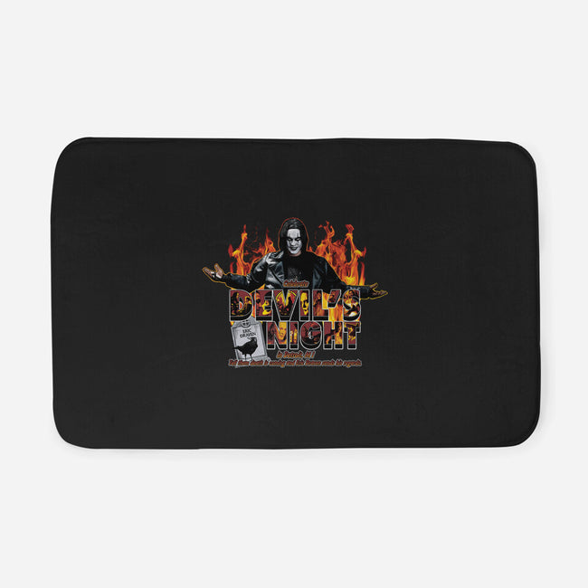 Devil's Night In Detroit-none memory foam bath mat-goodidearyan