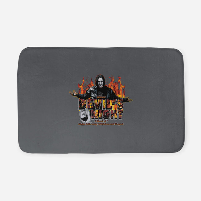 Devil's Night In Detroit-none memory foam bath mat-goodidearyan