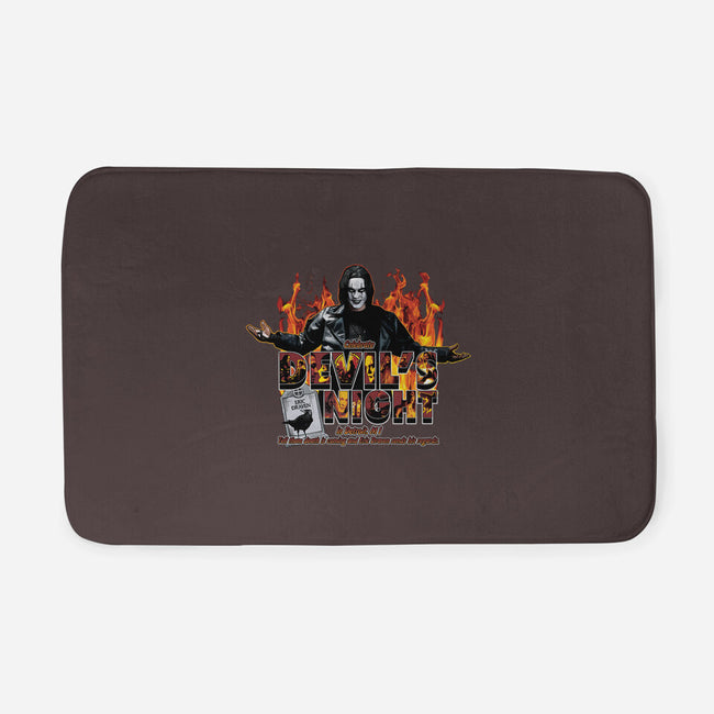 Devil's Night In Detroit-none memory foam bath mat-goodidearyan