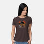 Devil's Night In Detroit-womens basic tee-goodidearyan