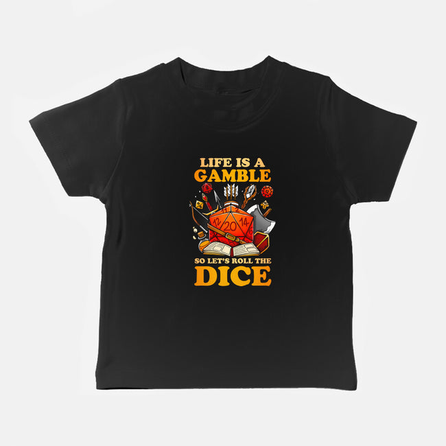 Gamble Dice-baby basic tee-Vallina84