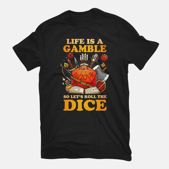 Gamble Dice-unisex basic tee-Vallina84