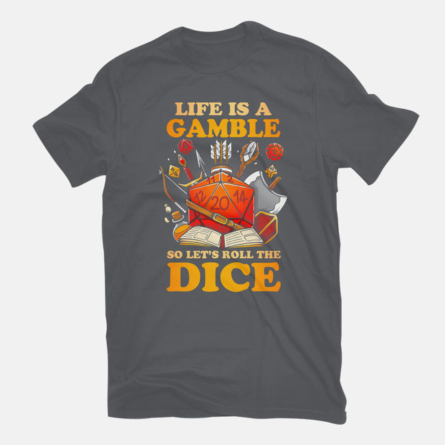 Gamble Dice-unisex basic tee-Vallina84
