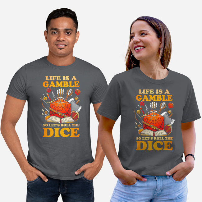 Gamble Dice-unisex basic tee-Vallina84