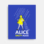 Alice, Salty Alice-none stretched canvas-goodidearyan