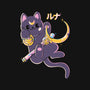 The Moon Cat-unisex basic tee-Douglasstencil