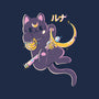 The Moon Cat-youth basic tee-Douglasstencil