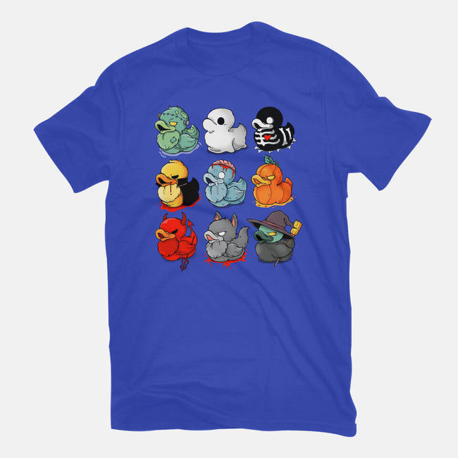 Halloween Duck-youth basic tee-Vallina84
