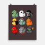 Halloween Duck-none matte poster-Vallina84
