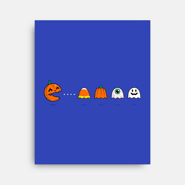 PAC-LLOWEEN-none stretched canvas-krisren28