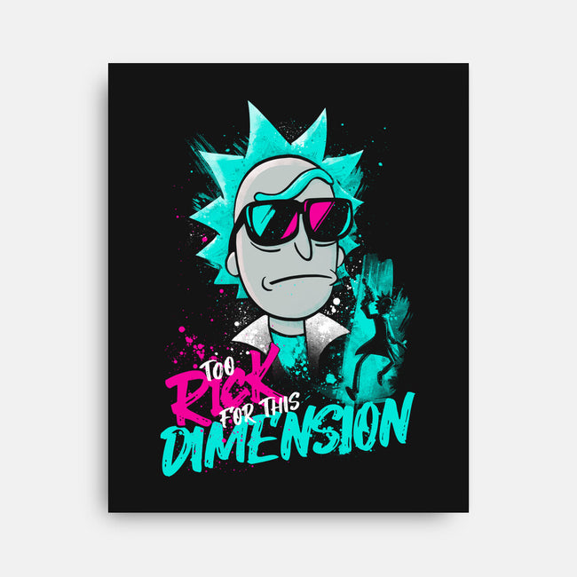 Too Rick For This Dimension-none stretched canvas-teesgeex