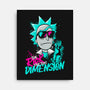 Too Rick For This Dimension-none stretched canvas-teesgeex