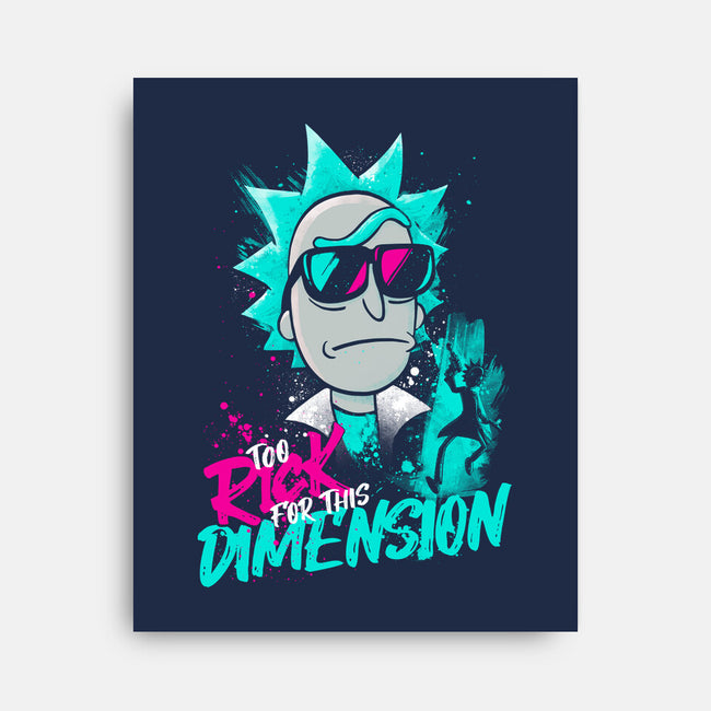 Too Rick For This Dimension-none stretched canvas-teesgeex