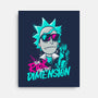 Too Rick For This Dimension-none stretched canvas-teesgeex