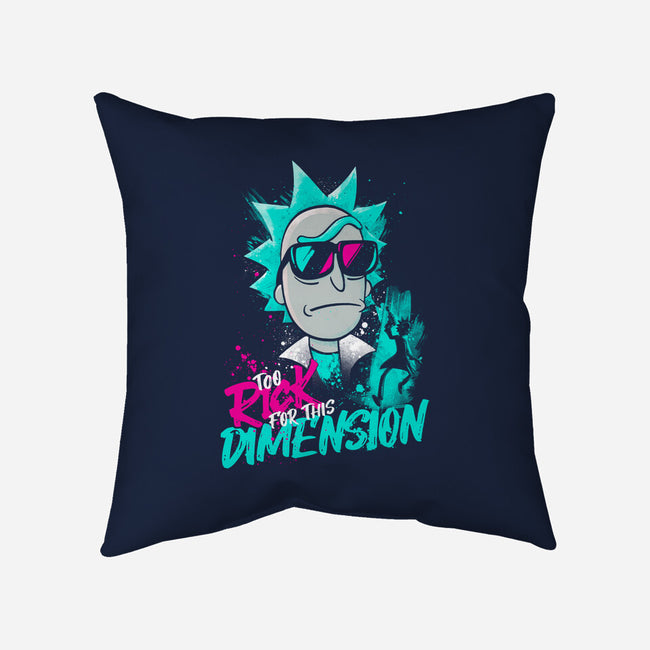 Too Rick For This Dimension-none removable cover throw pillow-teesgeex