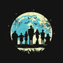Addams Moon-none memory foam bath mat-turborat14