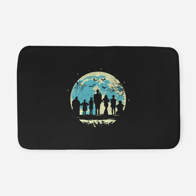 Addams Moon-none memory foam bath mat-turborat14
