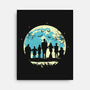 Addams Moon-none stretched canvas-turborat14