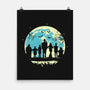Addams Moon-none matte poster-turborat14