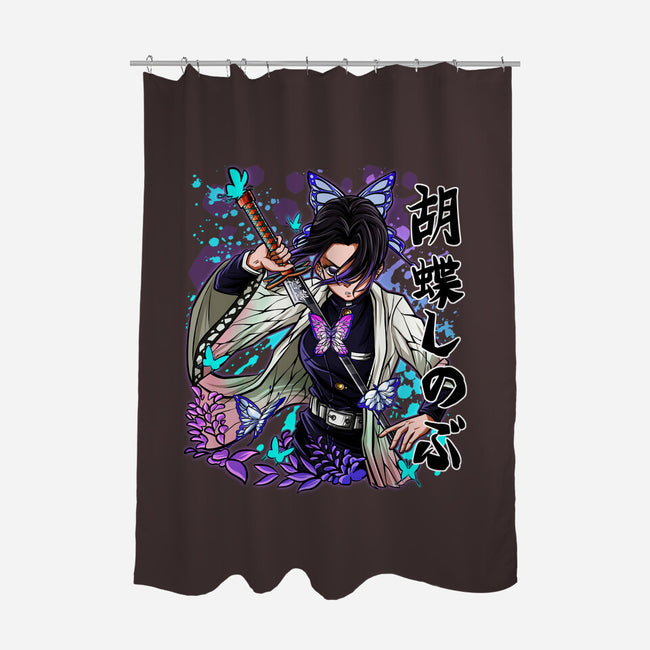 The Insect Hashira-none polyester shower curtain-Duardoart