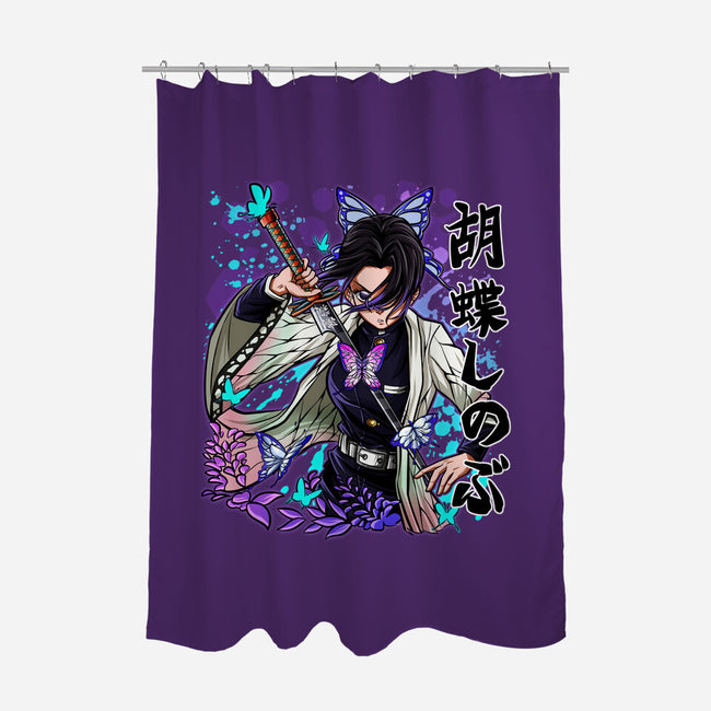 The Insect Hashira-none polyester shower curtain-Duardoart
