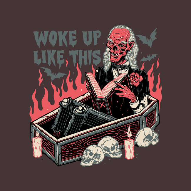 Woke Up Like This-none polyester shower curtain-momma_gorilla