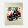 Woke Up Like This-none fleece blanket-momma_gorilla