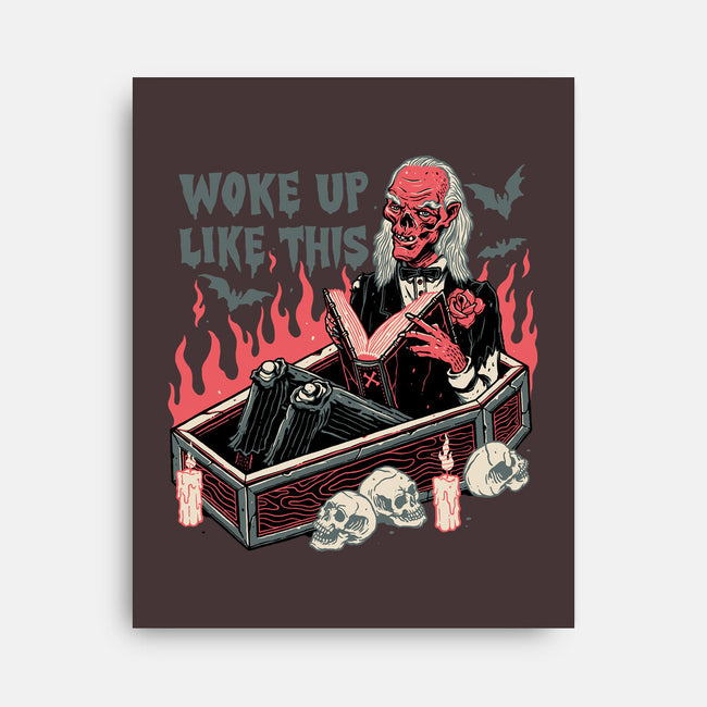 Woke Up Like This-none stretched canvas-momma_gorilla