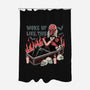 Woke Up Like This-none polyester shower curtain-momma_gorilla